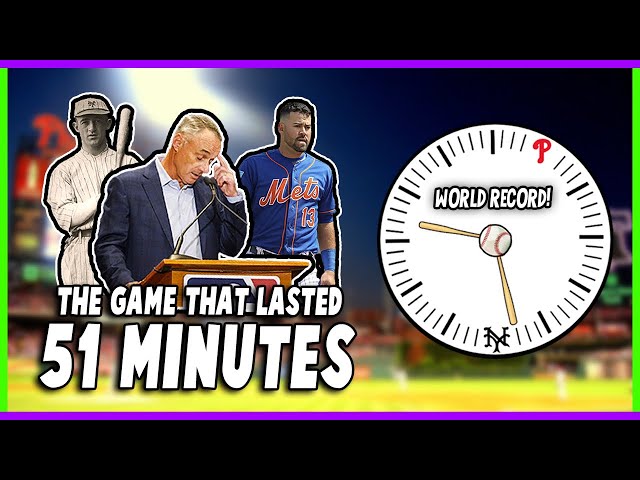 What Was The Fastest Baseball Game Ever?