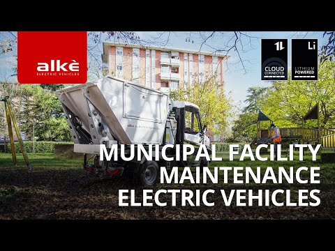 Discover the municipal facility maintenance vehicles Alkè!