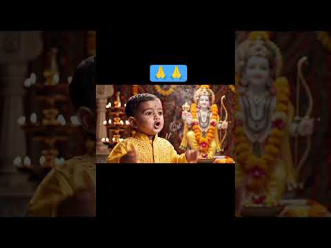 jay Shri Ram 🙏🙏 #cute baby