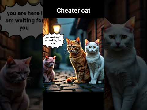 cat ne apne gf ke sath cheat kiya, heartbreak #emotional #sad#cheat#cat#cartoon #animation #catman