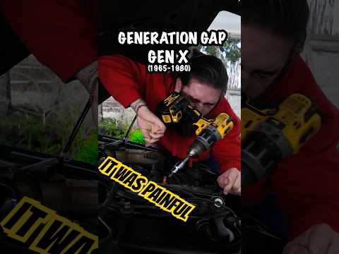 Which generation are you? How different generations fix cars  #car #Carlovers