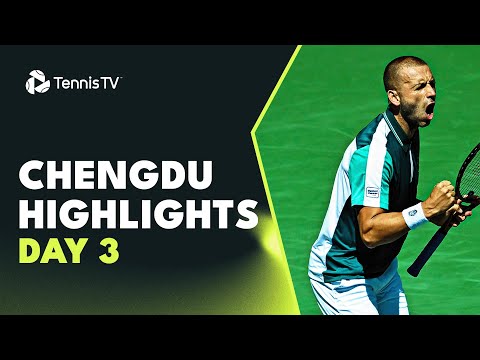 Evans Faces Safiullin; Lajovic Plays Thompson | Chengdu 2023 Day 3 Highlights