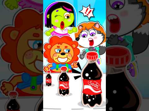 Pequeño Leon | Botellas de refresco | Dibujos animados | Video Para Niños