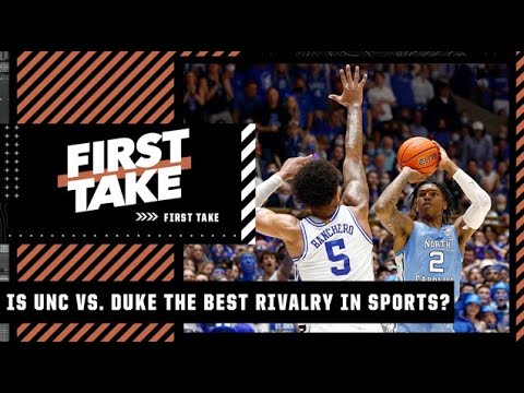 Is UNC vs. Duke the best rivalry in sports? First Take debates video clip