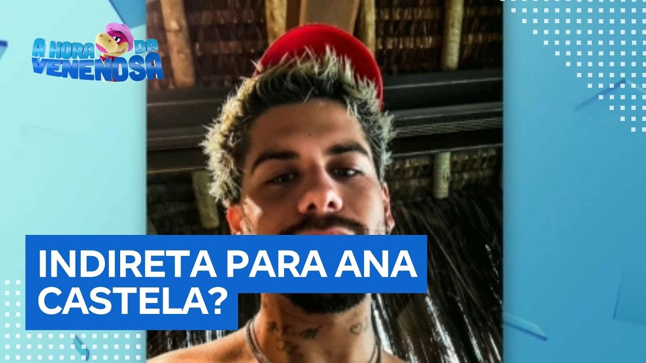 Indireta para Ana Castela Zé Felipe diz em show que gosta de mulheres morenas