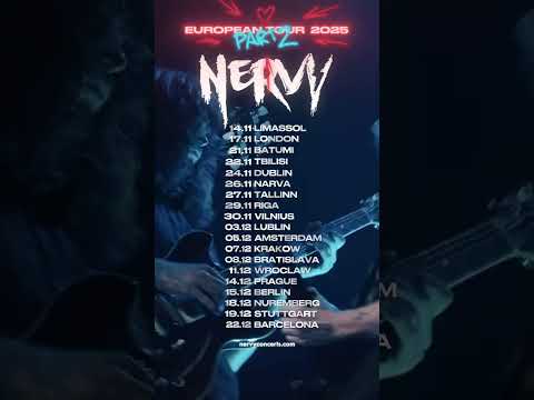 European Tour. Part 2 ❤️ nervyconcerts.com
