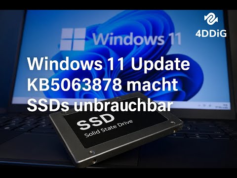 Windows 11 Update KB5063878 macht SSDs unbrauchbar – das kannst du tun!