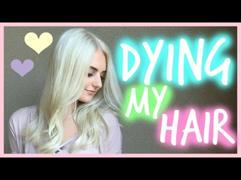 DYEING MY HAIR PLATINUM BLONDE! | 10.4.14 - UCxjZe0qTFXh6jGm54LFWEDw