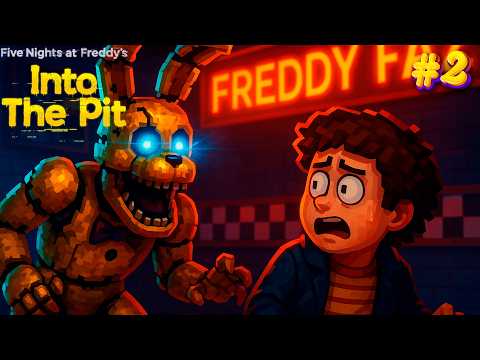 ЗЛОЙ ЖЕЛТЫЙ КРОЛИК НЕ ДАЕТ СБЕЖАТЬ в игре FNAF Into The Pit #2