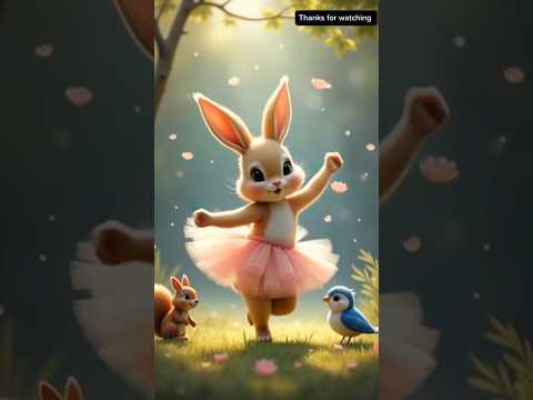 cute rabbit 🐰 dancing video #shorts #cute #rabbit #ai #shortvideo #viralshorts #ytshorts #animation