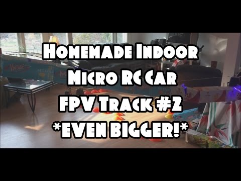Homemade Indoor Micro RC Car FPV Track #2 *EVEN BIGGER!* Feat. The Eachine TX03 (BANGGOOD) - UCU33TAvzA-wgPMgcrdMVIdg