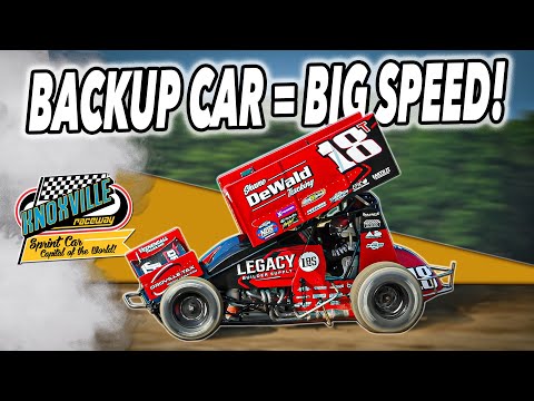 Our Backup Car Feels Good - Nationals Tune Up At Knoxville! - dirt track racing video image