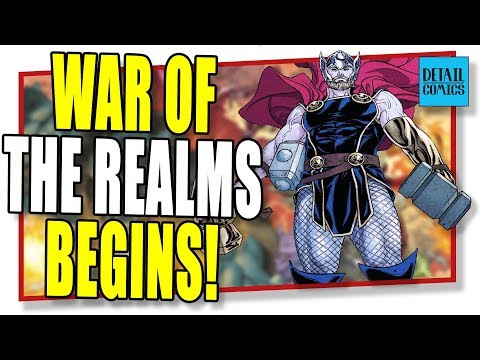 Thor Missing As The War Of The Realms Comes To Midgard (War Of The Realms #1 Review)