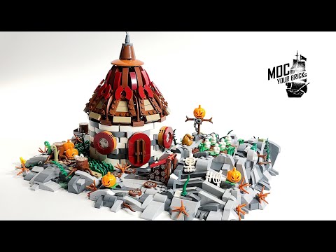 Halloween Witch Cottage, Speed Build, Letbricks