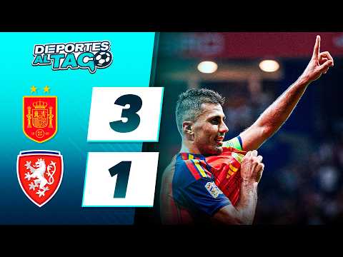 ✅ Con GOL de YAMAL, ESPAÑA venció 3-1 a REPÚBLICA CHECA y sueña con <strong>los</strong> CUARTOS de la <strong>NATIONS</strong> LEAGUE