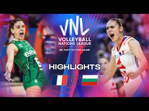 🇫🇷FRA vs. 🇧🇬BUL - Highlights | Week 1 | Women's VNL 2024