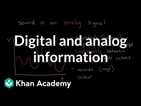 Digital and analog information | Information Technologies | High School Physics | Khan Academy