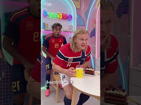 Haaland Somehow Knew Every Time Yamal Was Up to Something 😭😂 #parody #football #haaland