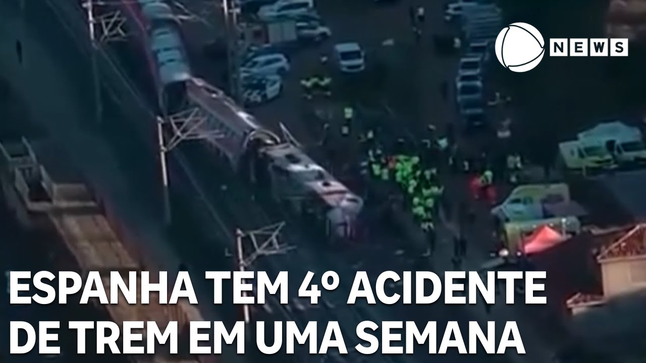 Espanha registra quarto acidente de trem em menos de uma semana