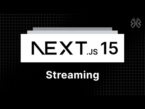 Next.js 15 Tutorial - 58 - Streaming