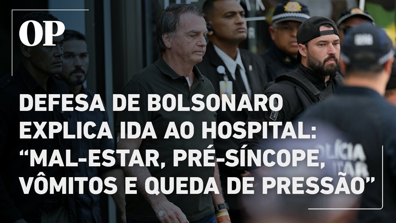 Defesa de Bolsonaro explica a Moraes os motivos para ida do ex-presidente a hospital em Brasília
