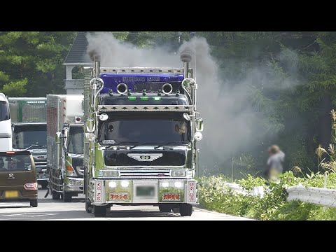デコトラ入場⤴️⤴️🎺　デコトラわくチャンネル 3周年記念イベント