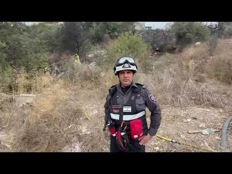 עדכון מזירת התרסקות מטוס קל בכפר קרע: לוחמי האש בלמו את התפשטות השריפה לעבר הבתים
