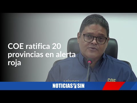 COE ratifica niveles de alertas en el país