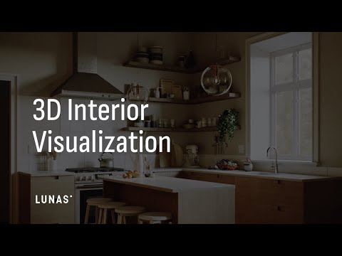 3d interior animation of a welcoming kitchen