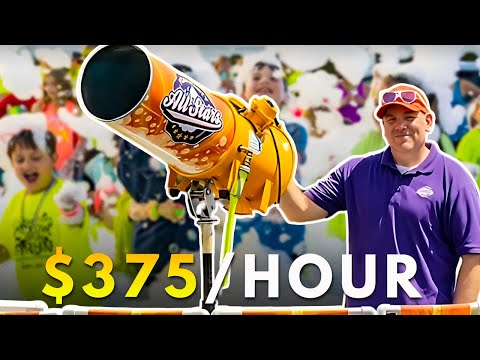 Side Hustle Nation | How to Start a Foam Party Business: $150,000 Side Hustle
