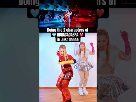 just dropped my ABRACADABRA full gameplay video in COSPLAY ❤️🩵 #LadyGaga #JustDance