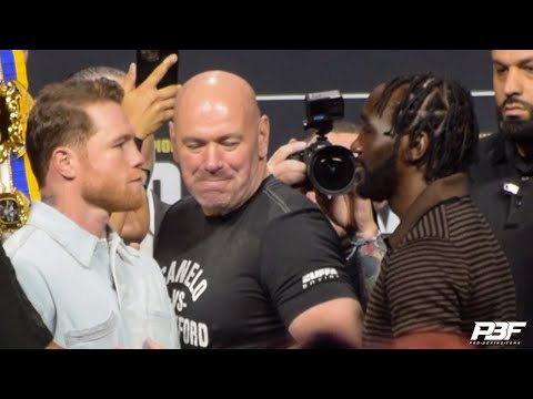 CANELO ALVAREZ STARES INTO TERENCE CRAWFORD’S SOUL AT THIRD FACE OFF