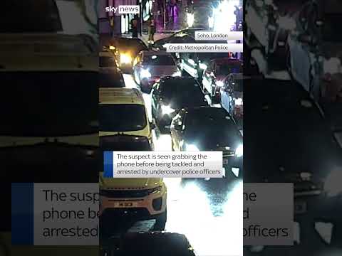 Phone snatcher caught by police