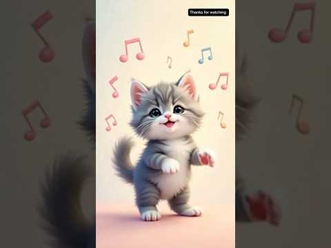 cute cat 🐈 dance video #shorts #viral #shortvideo #viralshorts #ytshorts #cutecat #cat