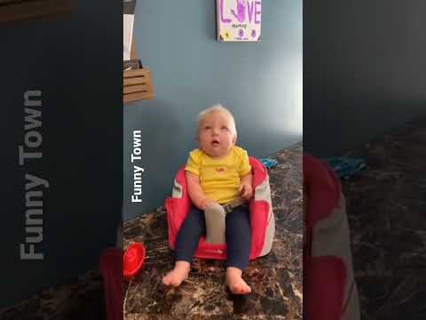 cute baby scared 😂 #shorts
