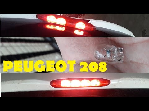 Замена лампочки третьего стоп-сигнала на Peugeot 208: пошаговая инструкция