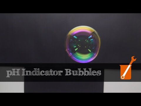 pH indicating soap bubbles (Ben Krasnow - new channel name!) - UCivA7_KLKWo43tFcCkFvydw