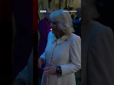 Queen Camilla says King Charles is doing 'extremely well' after diagnosis. #Shorts #BBCNews