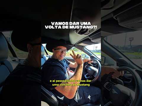 Primeira vez dirigindo um #mustang #eua