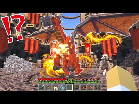 強すぎると噂の新ボスMODを追加してサバイバル！？【マインクラフト】