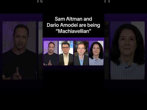 Sam Altman and Dario Amodei are being "machiavellian," analyst says.
