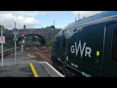 Great Western Railway Class 80x 'IET' 800309 departs Par on 21/08/2021