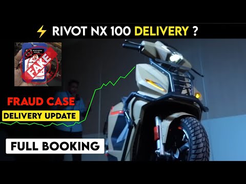 ⚡ Rivot Nx 100 Delivery & Test ride | Fraud चालू हो गया | Rivot Electric scooter | ride with mayur