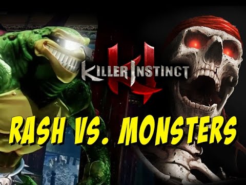 RASH VS. MONSTERS - WEEK OF! Rash Online Matches Pt. 5 - Killer Instinct S3 Beta - UCOgaIuQYGr6ow_jbote4BKA