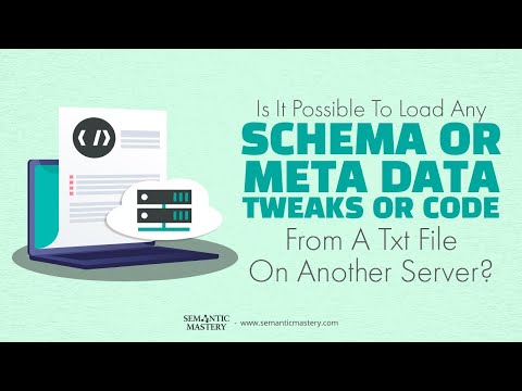 Is It Possible To Load Any Schema or MetaData Tweaks Or Code From A Txt File On Another Server?