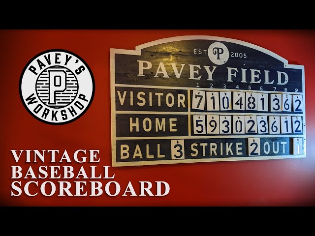 How to Make a Baseball Scoreboard