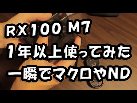 ＲＸ１００Ｍ７　「１年使ってみた　一瞬でマクロやＮＤにチェンジ！」
