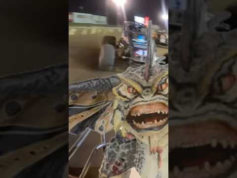 Race car gremlins!￼ #gremlins #racecar #fyp #viralvideo - dirt track racing video image