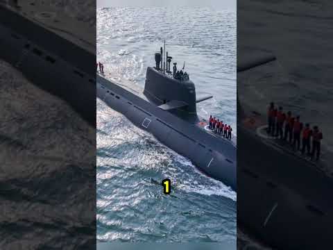 Top 4 Submarine Fleets in Asia #shorts