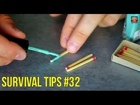 How to Make Waterproof Matches - Zombie Survival Tips #32 - UCe_vXdMrHHseZ_esYUskSBw